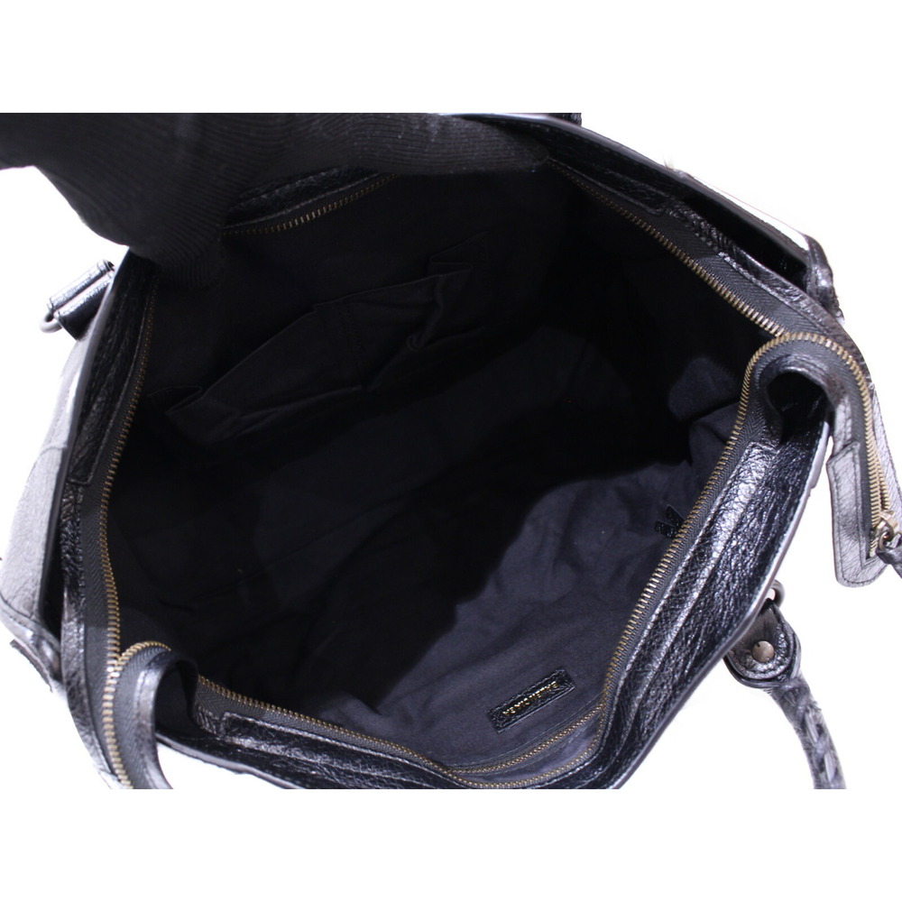 BALENCIAGA Graffiti Classic City leather handbag shoulder bag black strap mirror - Picture 7 of 7